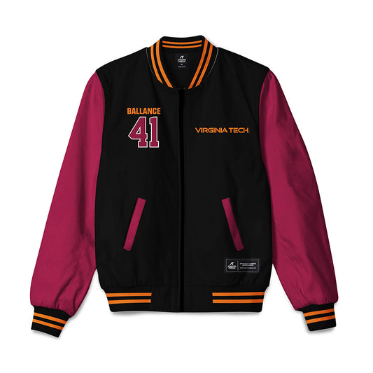 Virginia Tech - NCAA Football : George Ballance - Bomber Jacket