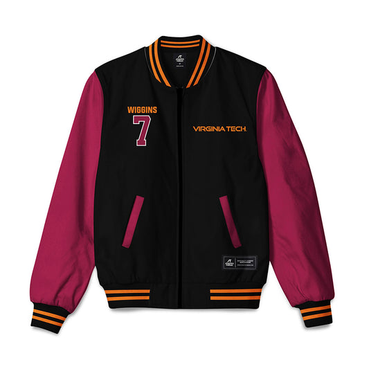 Virginia Tech - NCAA Football : Chanz Wiggins - Bomber Jacket