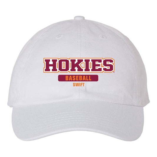 Virginia Tech - NCAA Baseball : Chase Swift - Dad Hat