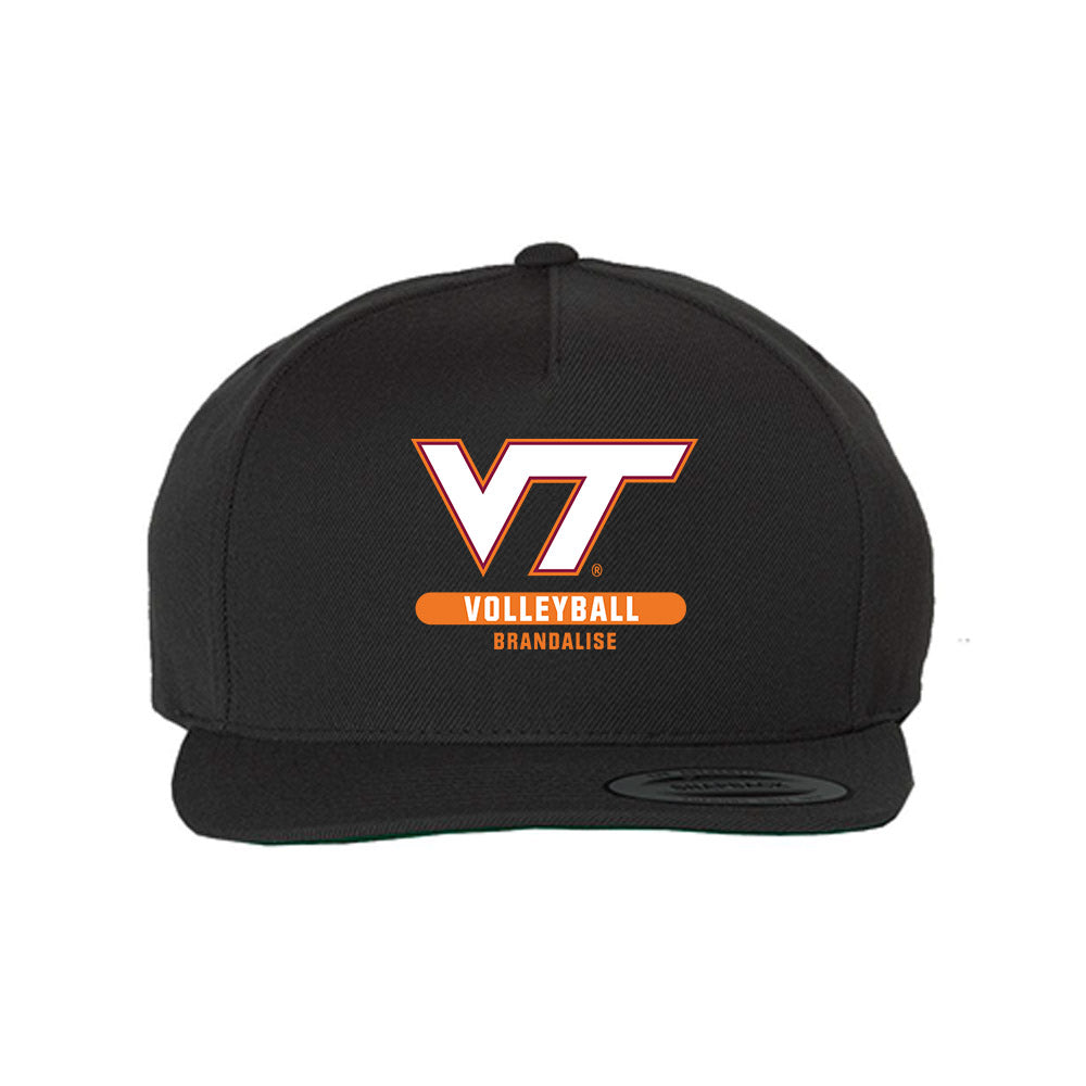 Virginia Tech - NCAA Women's Volleyball : Camilla Brandalise - Snapback Hat-0