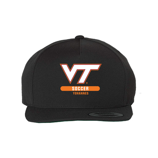 Virginia Tech - NCAA Men's Soccer : Mathias Yohannes - Snapback Hat-0