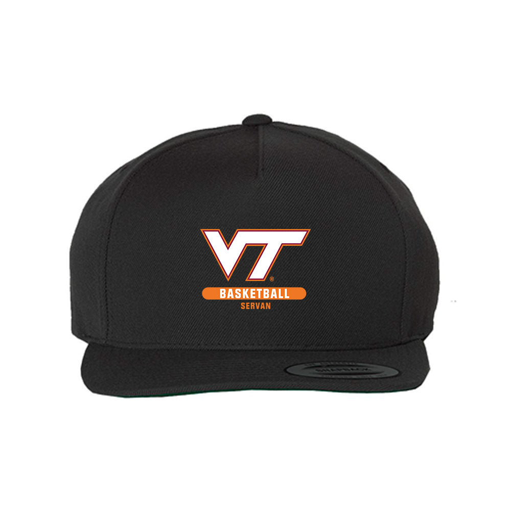 Virginia Tech - NCAA Men's Basketball : Connor Servan - Snapback Hat