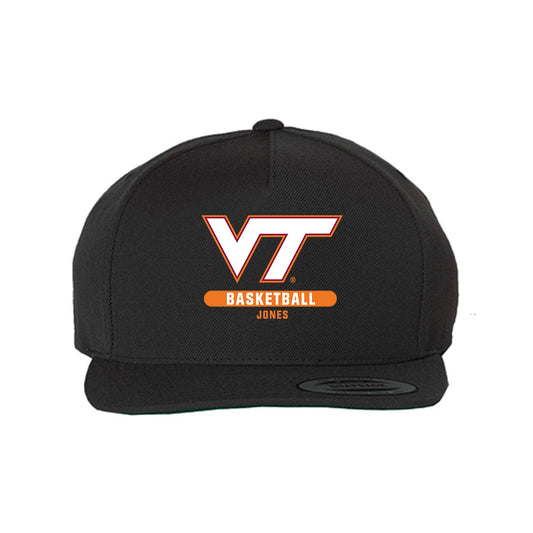 Virginia Tech - NCAA Men's Basketball : SinCere Jones - Snapback Hat-0