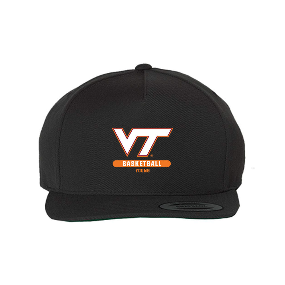 Virginia Tech - NCAA Men's Basketball : Jaydon Young - Snapback Hat