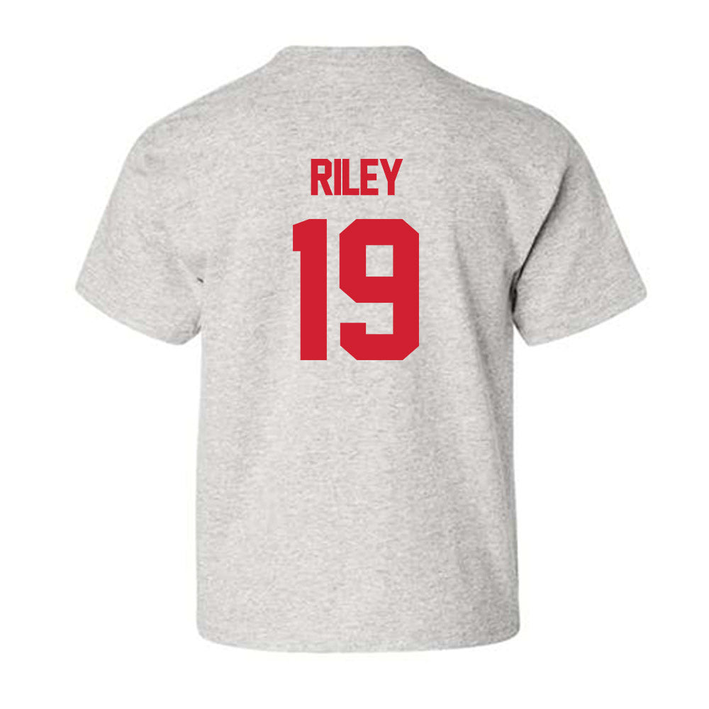 Louisiana - NCAA Football : Cameron Riley - Sports Shersey Youth T-Shirt-1