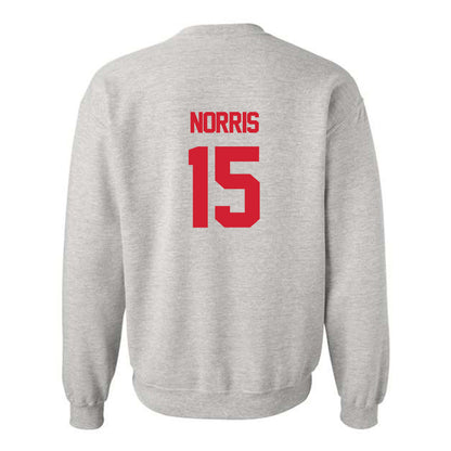 Louisiana - NCAA Football : Jacorian Norris - Sports Shersey Crewneck Sweatshirt-1