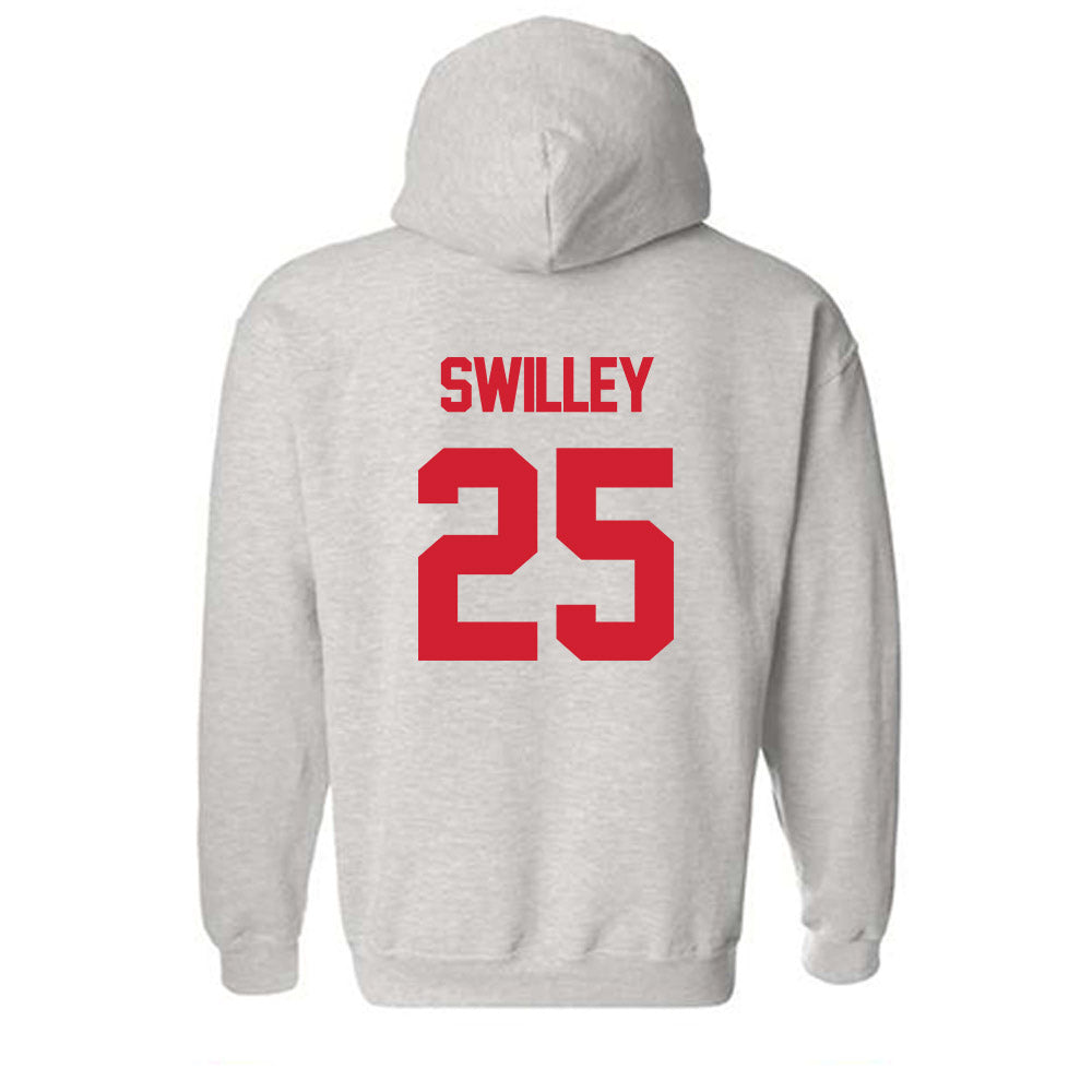 Louisiana - NCAA Football : Hutch Swilley - Sports Shersey Hooded Sweatshirt-1