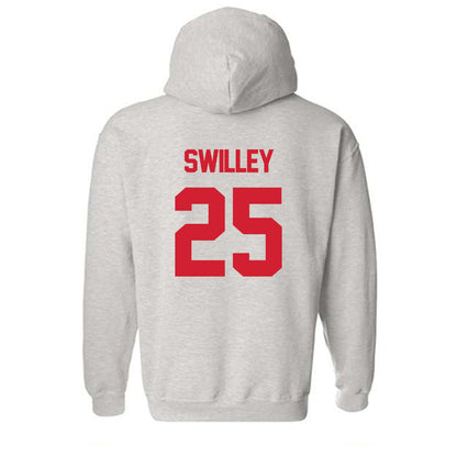 Louisiana - NCAA Football : Hutch Swilley - Sports Shersey Hooded Sweatshirt-1