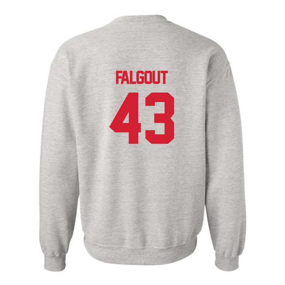 Louisiana - NCAA Football : Aiden Falgout - Sports Shersey Crewneck Sweatshirt-1