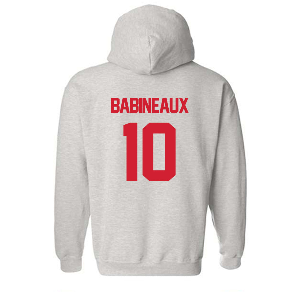 Louisiana - NCAA Football : Russell Babineaux - Sports Shersey Hooded Sweatshirt-1
