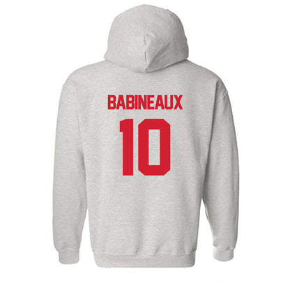 Louisiana - NCAA Football : Russell Babineaux - Sports Shersey Hooded Sweatshirt-1