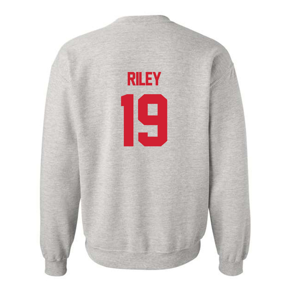 Louisiana - NCAA Football : Cameron Riley - Sports Shersey Crewneck Sweatshirt-1