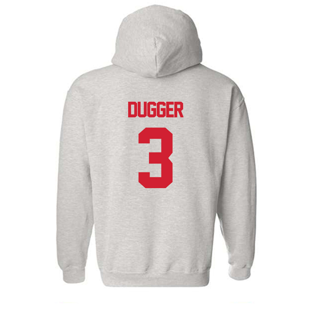 Louisiana - NCAA Football : Jaden Dugger - Sports Shersey Hooded Sweatshirt-1