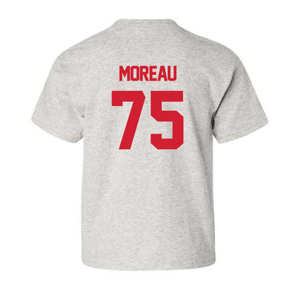 Louisiana - NCAA Football : Kaden Moreau - Sports Shersey Youth T-Shirt