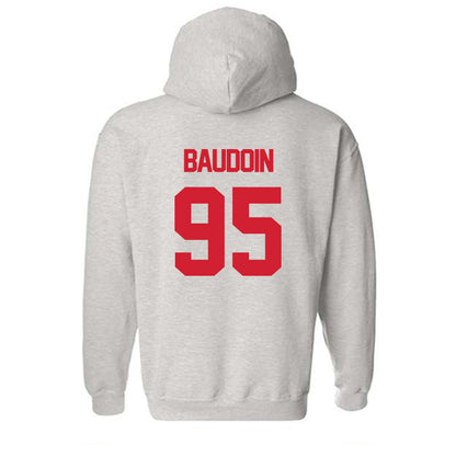 Louisiana - NCAA Football : Maxie Baudoin - Sports Shersey Hooded Sweatshirt-1