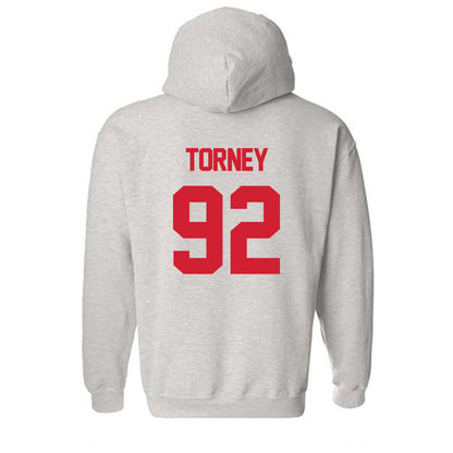 Louisiana - NCAA Football : Nathan Torney - Sports Shersey Hooded Sweatshirt-1