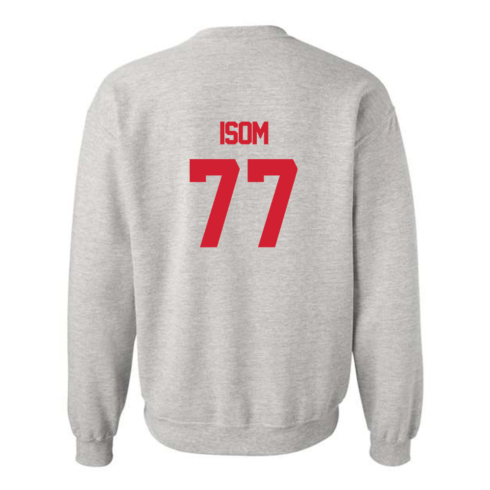 Louisiana - NCAA Football : Jakoby Isom - Sports Shersey Crewneck Sweatshirt-1