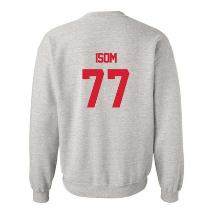 Louisiana - NCAA Football : Jakoby Isom - Sports Shersey Crewneck Sweatshirt-1