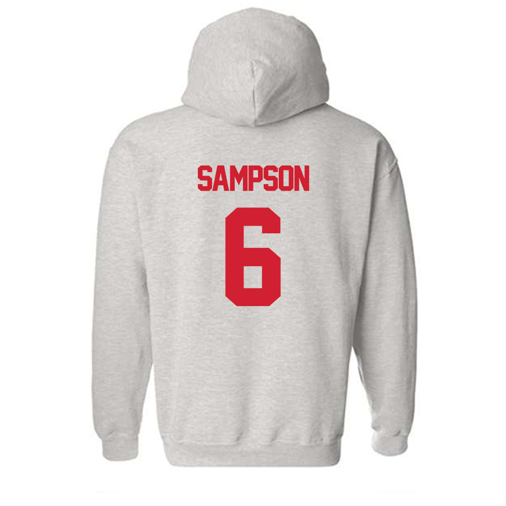 Louisiana - NCAA Football : Shelton Sampson - Sports Shersey Hooded Sweatshirt-1