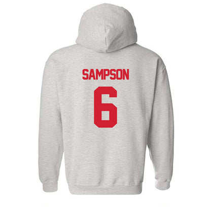 Louisiana - NCAA Football : Shelton Sampson - Sports Shersey Hooded Sweatshirt-1