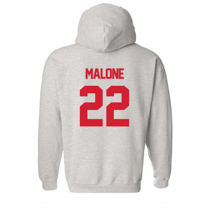 Louisiana - NCAA Football : Kevin Malone - Sports Shersey Hooded Sweatshirt-1
