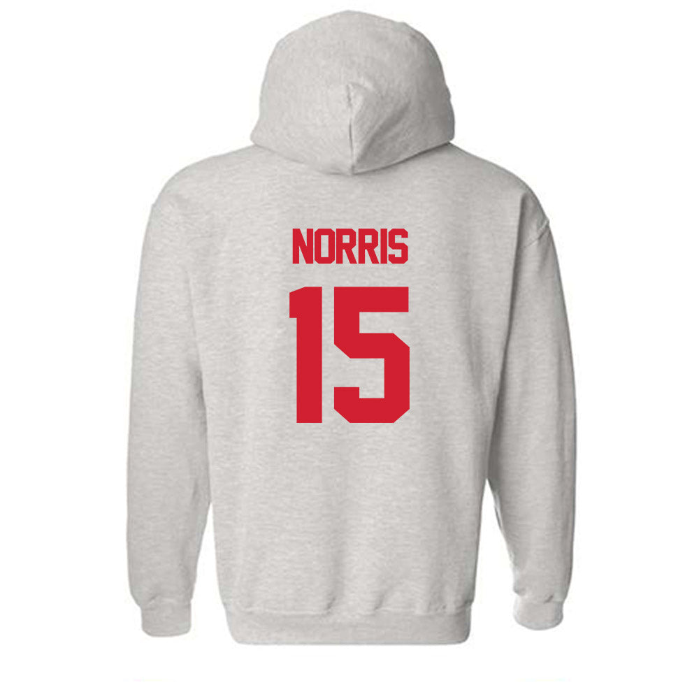 Louisiana - NCAA Football : Jacorian Norris - Sports Shersey Hooded Sweatshirt-1