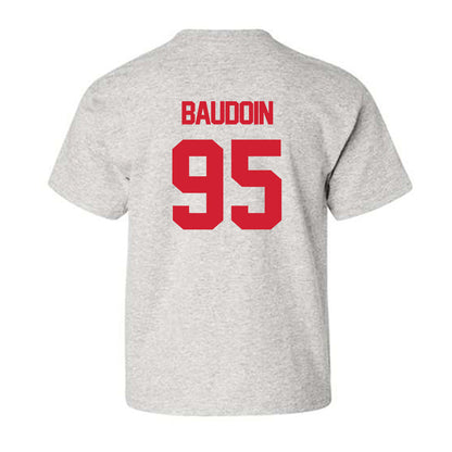 Louisiana - NCAA Football : Maxie Baudoin - Sports Shersey Youth T-Shirt-1