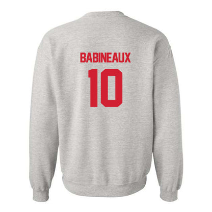 Louisiana - NCAA Football : Russell Babineaux - Sports Shersey Crewneck Sweatshirt-1
