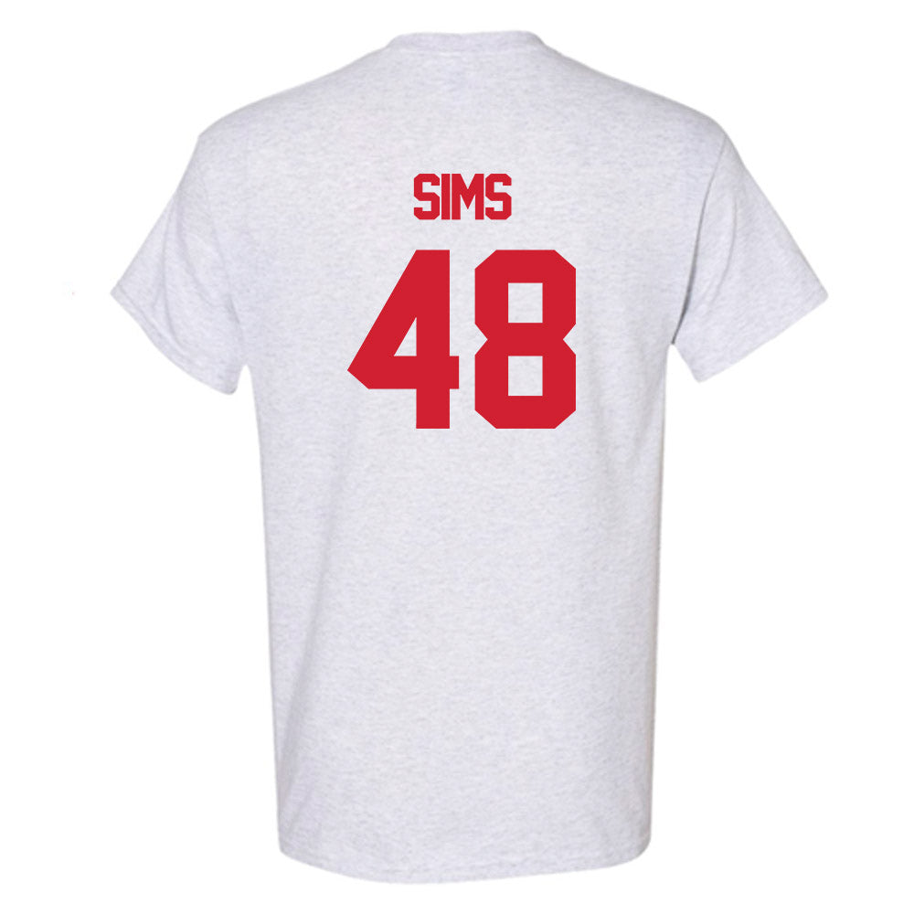 Louisiana - NCAA Football : Hunter Sims - Sports Shersey T-Shirt-1