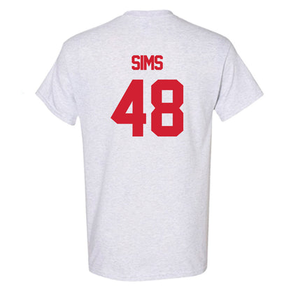 Louisiana - NCAA Football : Hunter Sims - Sports Shersey T-Shirt-1