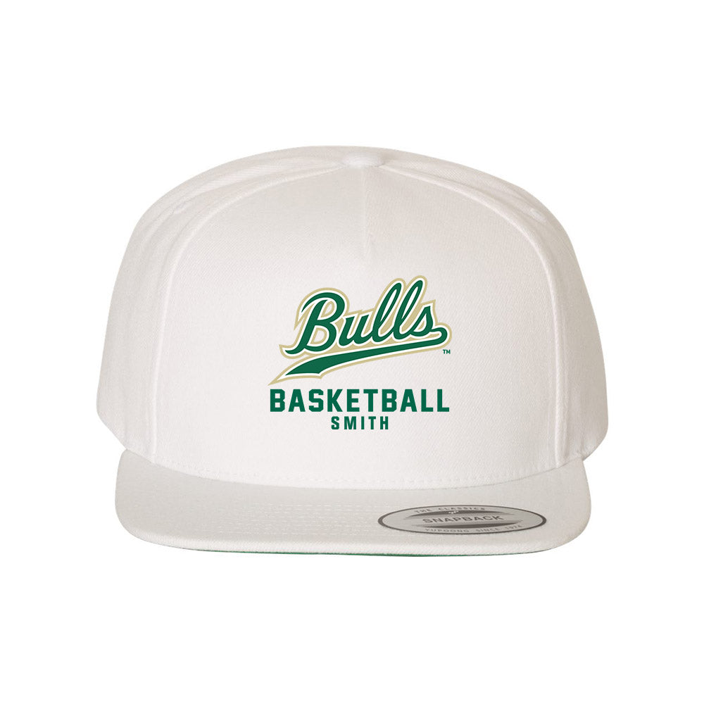 USF - NCAA Men's Basketball : Nic Smith - Snapback Hat-0