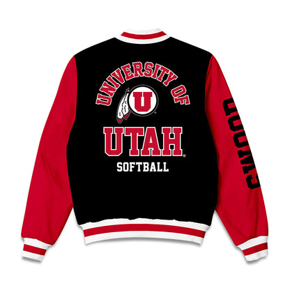 Utah - NCAA Softball : Raci Miranda - Bomber Jacket-1
