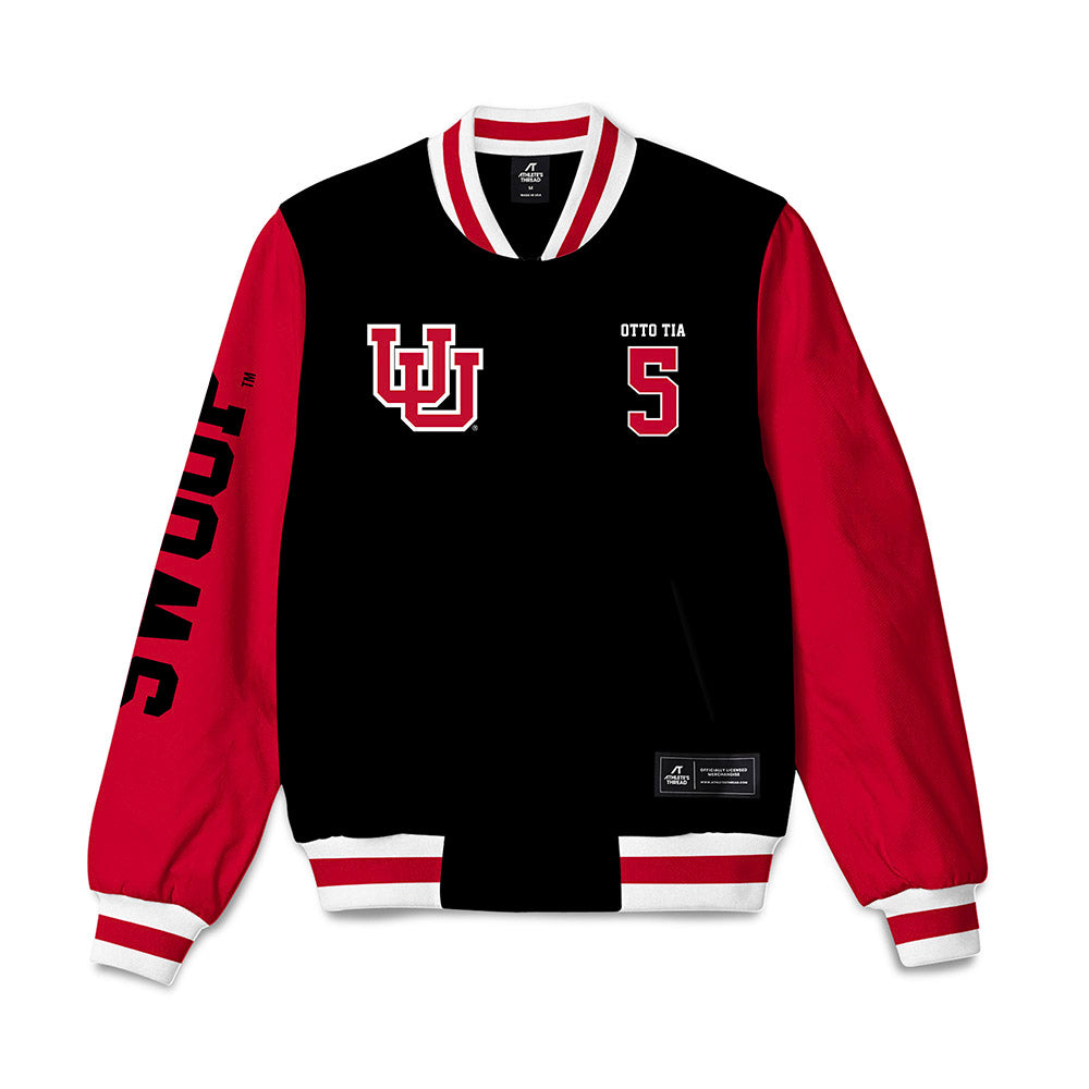 Utah - NCAA Football : Otto Tia - Bomber Jacket-0