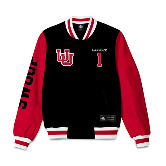 Utah - NCAA Women's Volleyball : Lana Mijacic - Bomber Jacket-0