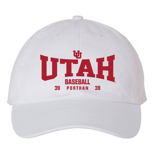 Utah - NCAA Baseball : Brett Porthan - Dad Hat