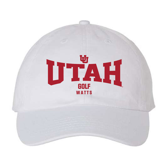 Utah - NCAA Men's Golf : Braxton Watts - Dad Hat