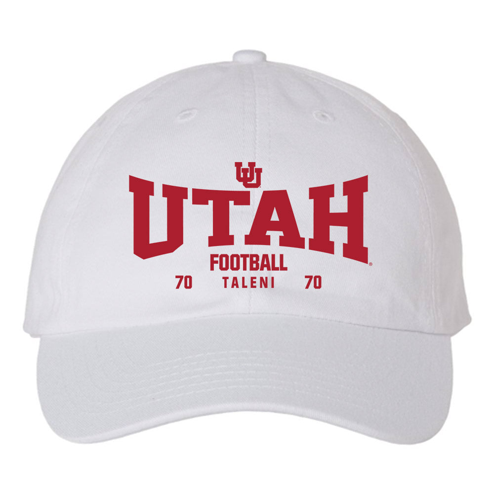 Utah - NCAA Football : Alma-Spencer Taleni - Dad Hat