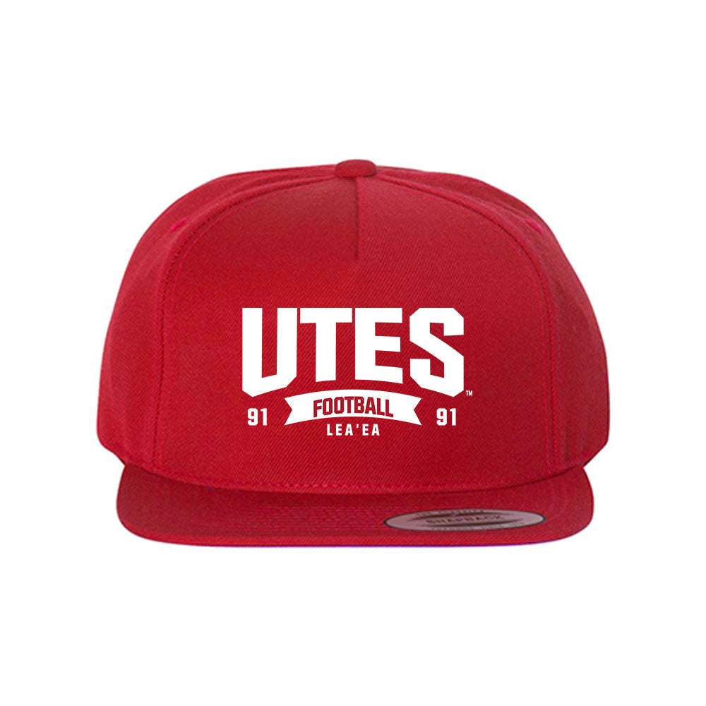 Utah - NCAA Football : Jonah Lea'ea - Snapback Hat