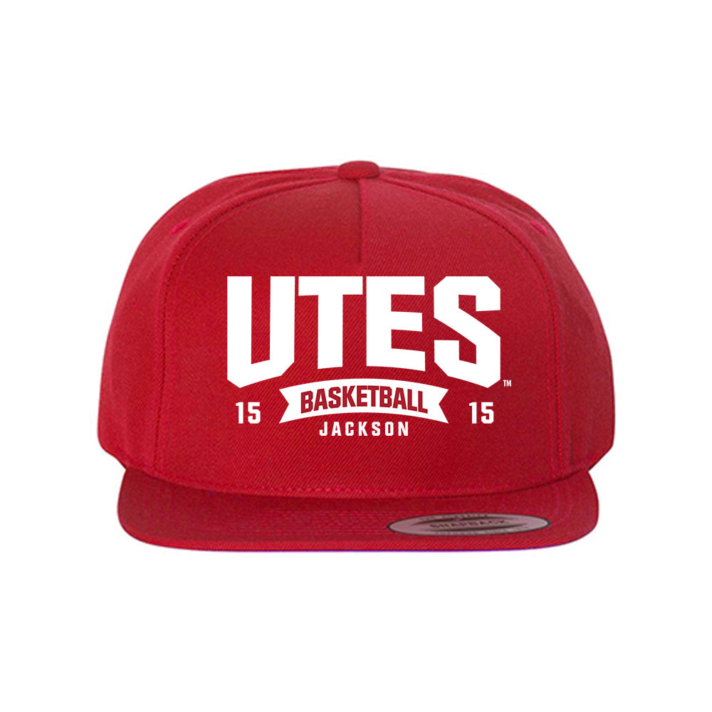 Utah - NCAA Men's Basketball : Alvin Jackson - Snapback Hat-0