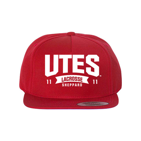 Utah - NCAA Men's Lacrosse : Luke Sheppard - Snapback Hat-0