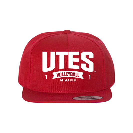 Utah - NCAA Women's Volleyball : Lana Mijacic - Snapback Hat-0