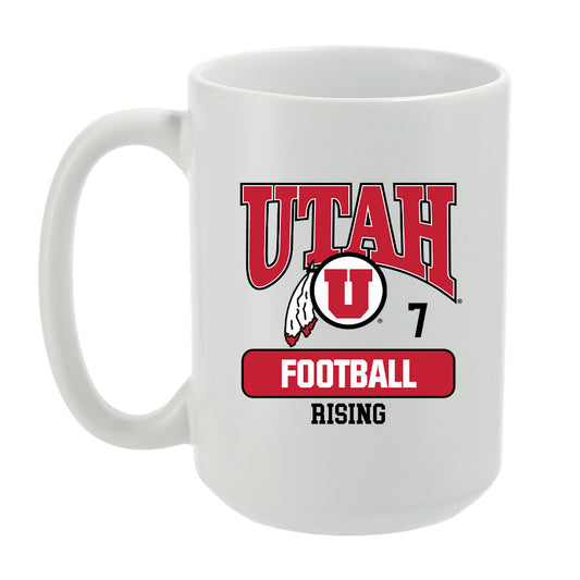 Utah - NCAA Football : Cameron Rising - Coffee Mug