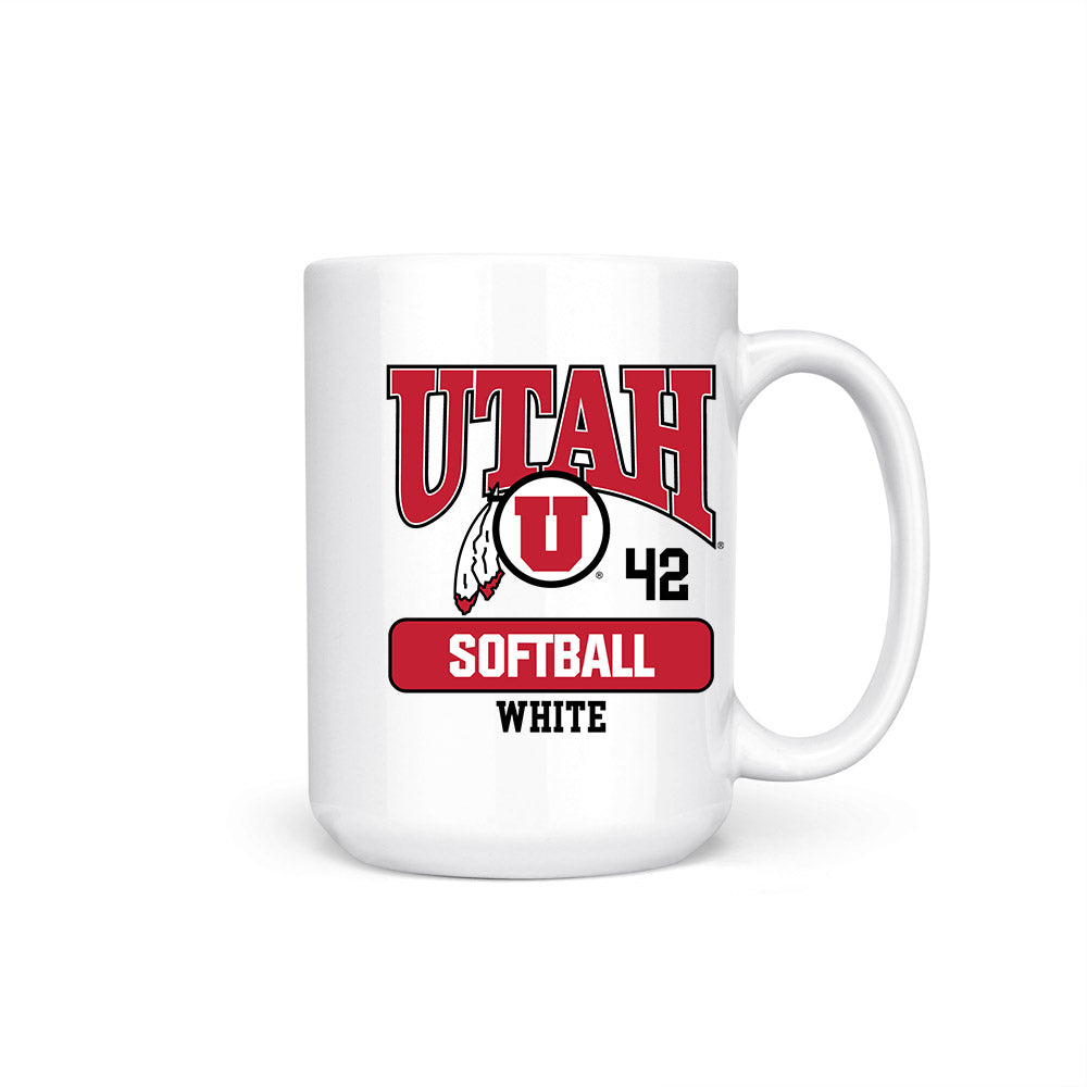 Utah - NCAA Softball : Hailee White - Coffee Mug-0