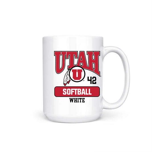 Utah - NCAA Softball : Hailee White - Coffee Mug-0