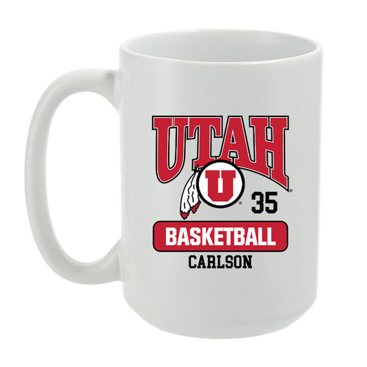 Utah - NCAA Men's Basketball : Branden Carlson - Coffee Mug