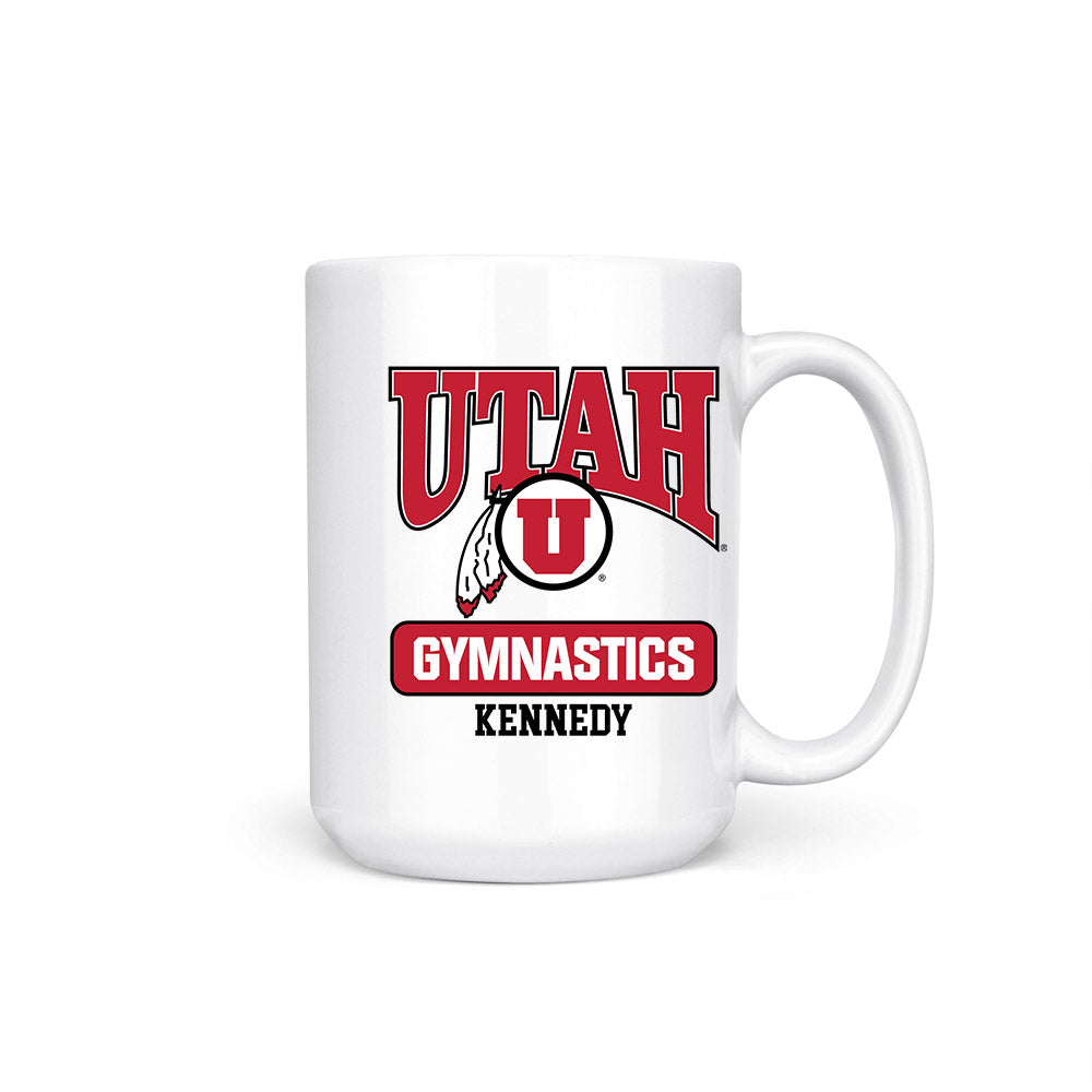 Utah - NCAA Women's Gymnastics : Olivia Kennedy - Coffee Mug-0