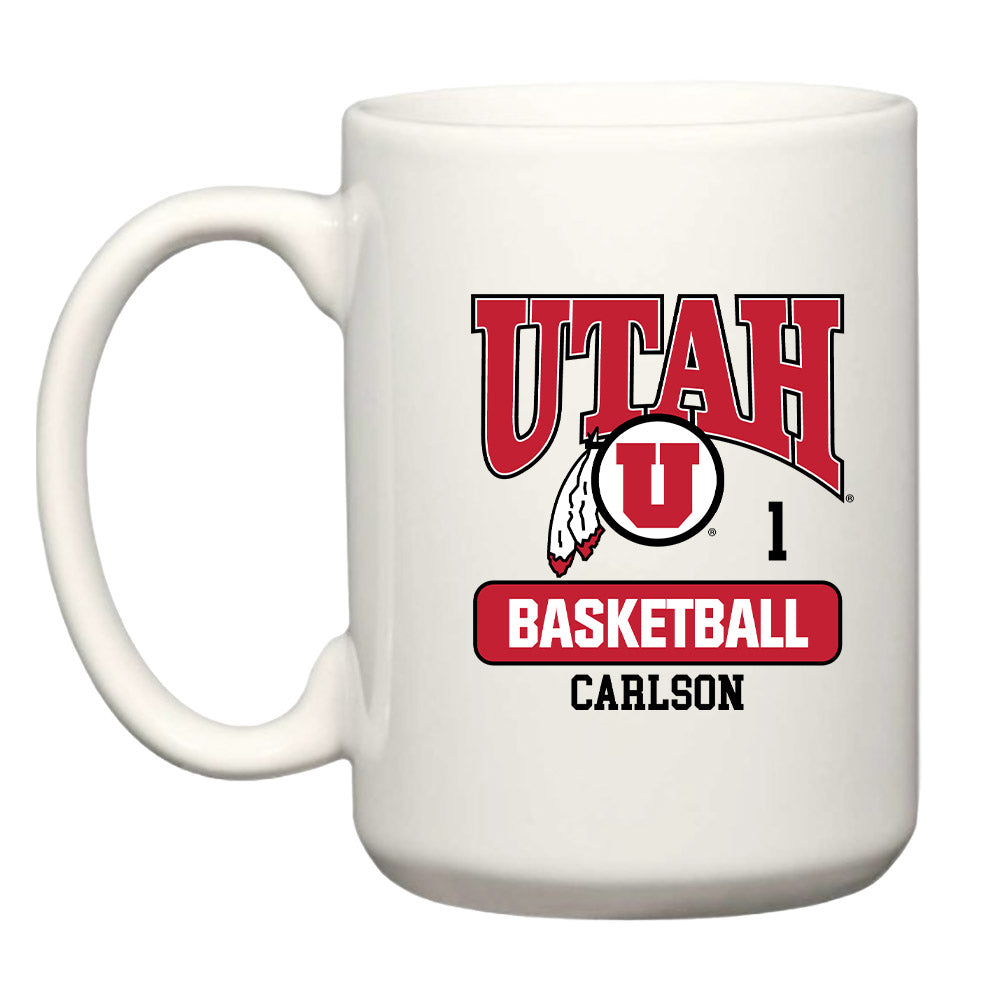 Utah - NCAA Men's Basketball : Ben Carlson - Coffee Mug