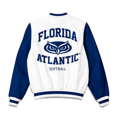 FAU - NCAA Softball : Holley Peluso - Bomber Jacket-1