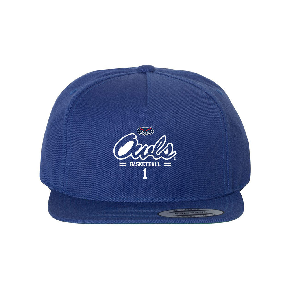 FAU - NCAA Men's Basketball : Johnell Davis - Snapback Hat