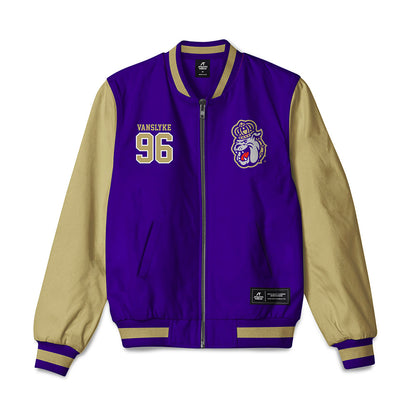 JMU - NCAA Football : Andrew VanSlyke - Bomber Jacket-0